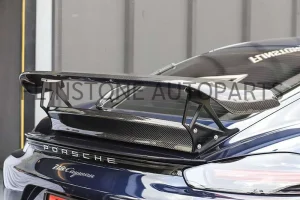 สปอยเลอร์ Carbon Fiber ทรง TECHART  สำหรับ Porsche 718 Cayman