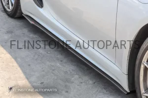 Genuine CMST Carbon Fiber Side Skirt PORSCHE 718 Cayman/Boxster