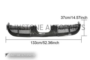 PORSCHE 718 Cayman/Boxster GT4 Style Carbon Fiber Rear Diffuser