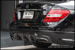 ชุดดิฟฟิวเซอร์ท้าย W204 C63 คาร์บอนไฟบเอร์ทรง DTM