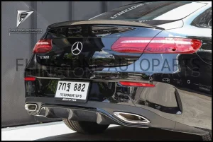 C238 E-Coupe Carbon Fiber Rear Diffuser 3 Fins