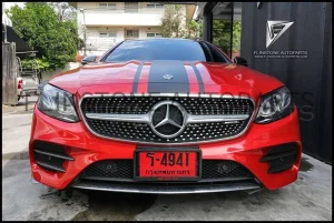 คิ้วกันชนหน้าคาร์บอน E Coupe 4 ชิ้น