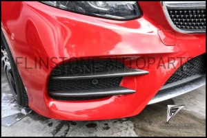 คิ้วกันชนหน้าคาร์บอน E Coupe 4 ชิ้น