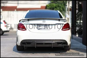 สปอยเลอร์คาร์บอน W205 C-Class C63 Renntech