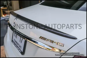 สปอยเลอร์คาร์บอนแท้ W213 ทรง AMG Sport