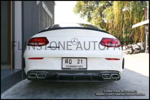 Genuine C63s Coupe AMG Edition1 Carbon Fiber Rear Diffuser