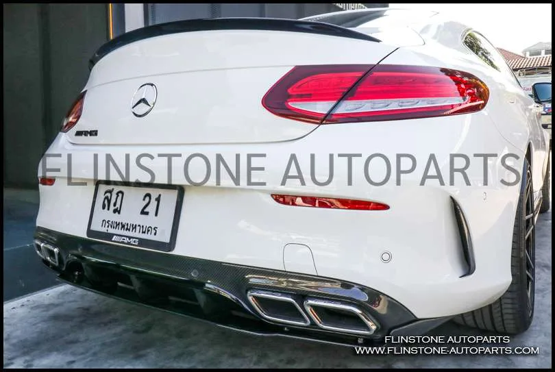 Genuine C63s Coupe AMG Edition1 Carbon Fiber Rear Diffuser