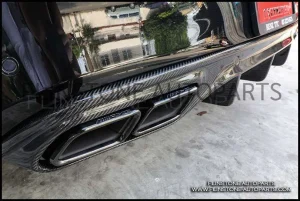 C205 C63s BIG FIN Carbon Rear Diffuser