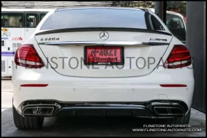 W213 E63s AMG ดิฟฟิวเซอร์และปลายท่อแท้