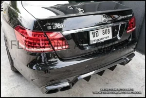 W212 B Carbon Fiber Rear Diffuser