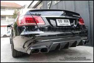 W212 B Carbon Fiber Rear Diffuser