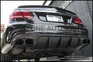 W212 B Carbon Fiber Rear Diffuser