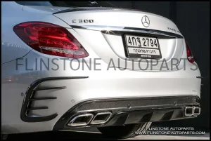 ครีบคาร์บอนกันชนหลัง W205 C-Class BOCADESIGN