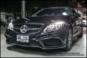 คิ้วกันชนหน้าคาร์บอน 1 คู่ E-Coupe Facelift