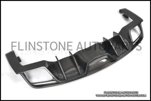 Ford Mustang Carbon Fiber Rear Diffuser แบบ 4 ท่อ