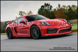 กันชนหน้า Porsche Cayman/Boster GT4 พร้อมลิ้นหน้าคาร์บอน