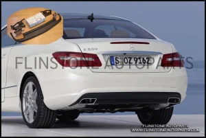 W207 E500 Coupe ดิฟฟิวเซอร์+ปลายท่อ ของแท้ AMG
