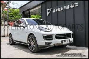 สเกิร์ตติดกันชนหน้า Porsche Cayenne 2017
