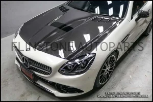 ฝากระโปรงคาร์บอน SLC ทรง SLS Black Series