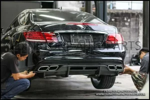 W207 PSM Carbon Fiber Rear Diffuser