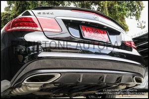 Genuine W207 Facelift Carbon Rear Diffuser