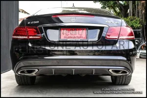 Genuine W207 Facelift Carbon Rear Diffuser