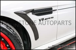คิ้ว Carbon Fiber แท้ติดแก้มข้าง R172 SLK-SLC