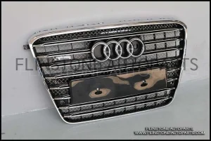 กระจังหน้า AUDI A8 W12 สีโครเมี่ยม ปี 2011-2014