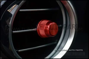 ชุดอลูมิเนียมครอบที่ปรับระดับแอร์สีแดง GLC