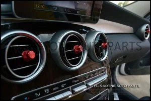 ชุดอลูมิเนียมครอบที่ปรับระดับแอร์สีแดง GLC