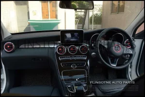 ชุดอลูมิเนียมครอบที่ปรับระดับแอร์สีแดง GLC