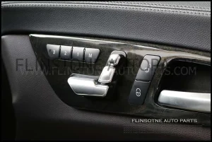 ชุดครอบปุ่มปรับตำแหน่งเบาะ สีโครมด้าน Mercedes Benz