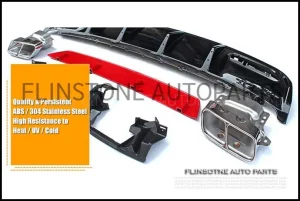 ชุดดิฟฟิวเซอร์ A45 AMG Facelift พร้อมปลายท่อของแท้