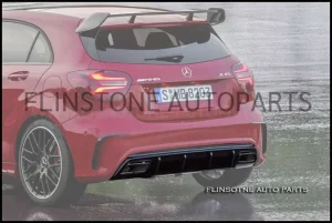 ชุดดิฟฟิวเซอร์ A45 AMG Facelift พร้อมปลายท่อของแท้