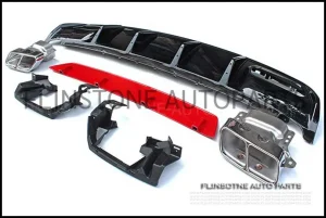 ชุดดิฟฟิวเซอร์ A45 AMG Facelift พร้อมปลายท่อของแท้