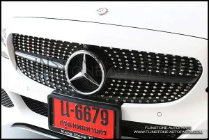 กระจังหน้า Diamond W205 C-Class สำหรับกันชน AMG