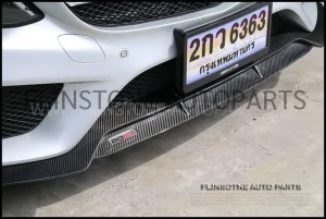 ลิ้นหน้า BOCADESIGN คาร์บอนแท้ สำหรับ W205 C-Class
