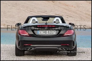 ปลายท่อ SLC43 AMG แท้ สีเงิน