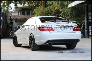 สปอยเลอร์ฝากระโปรงท้ายคาร์บอนแท้ ทรงยกสูง DTM รุ่น W207