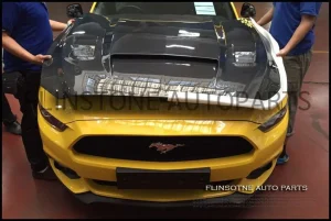 ฝากระโปรง Carbon Fiber Ford Mustang ทรง CT