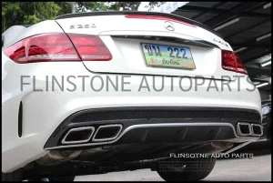 W207 E63 AMG Carbon Kevlar Rear Diffuser