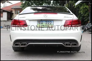 W207 E63 AMG Carbon Kevlar Rear Diffuser