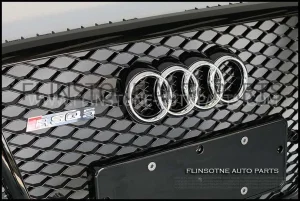 กระจังหน้า AUDI RSQ5 สีดำเงา ปี 2008-2016