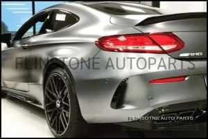 คิ้ว Carbon Fiber ติดแก้มกันชนหลัง C205 C-Coupe