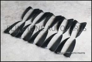 คิ้ว Carbon Fiber ติดแก้มกันชนหลัง C205 C-Coupe