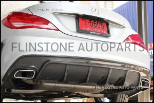 CLA Racespec Carbon Fiber Rear Diffuser [ใส่กับปลายท่อเดิม]