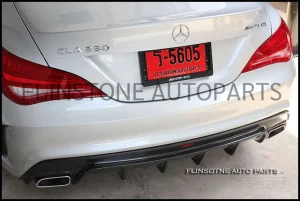 CLA Racespec Carbon Fiber Rear Diffuser [ใส่กับปลายท่อเดิม]