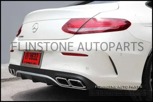 C63 Coupe AMG Diffuser + Tailpipe [Sport Package]