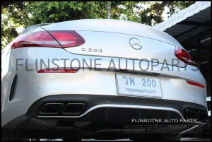 C63 Coupe AMG Diffuser + Tailpipe [Mix V.1]