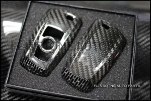 กรอบกุญแจ Carbon Fiber สำหรับ BMW F Series แบบ 3 ปุ่ม